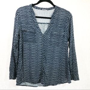 3/$25 Soft Joie button down blouse blue no size